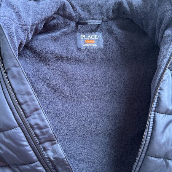 The Children's Place Boys Zip Up Puffer Vest - Size L/G (10-12) - Navy - Picture 7 of 7